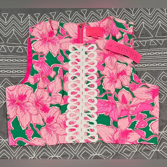 Lilly Pulitzer Leif Maxi Set In Hibis Kiss Size 12 NWT - Picture 7 of 13